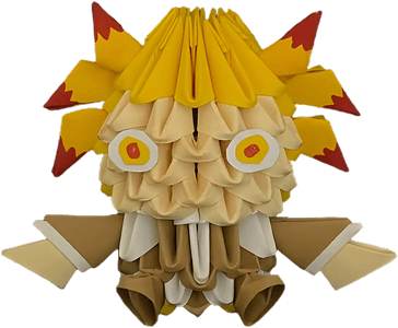 أوريجامي هاند ميد مجسم شخصية كيوجورو ريبنجوكو من ديمون سلاير