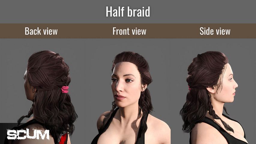 SCUM Female Hair Pack – image 3