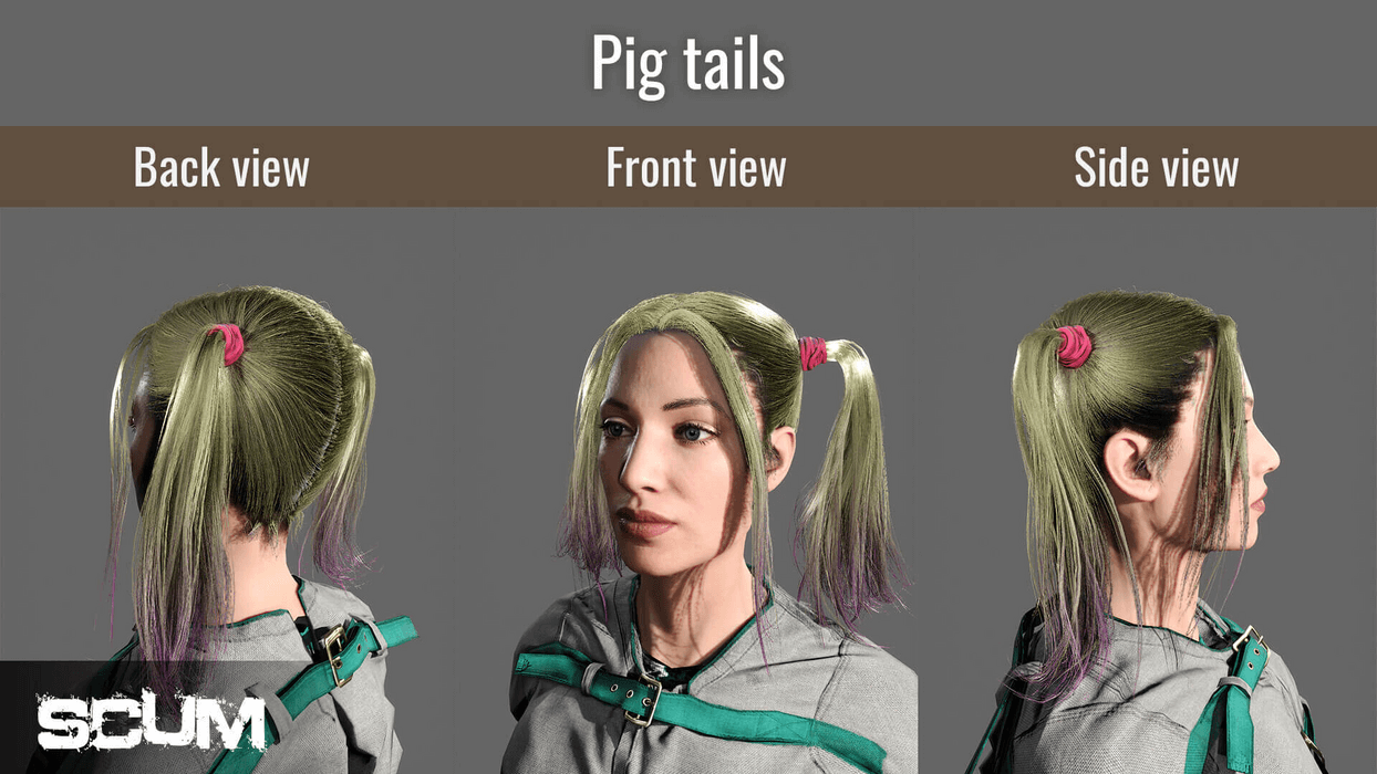 SCUM Female Hair Pack  for sale in Emirates from Games2all