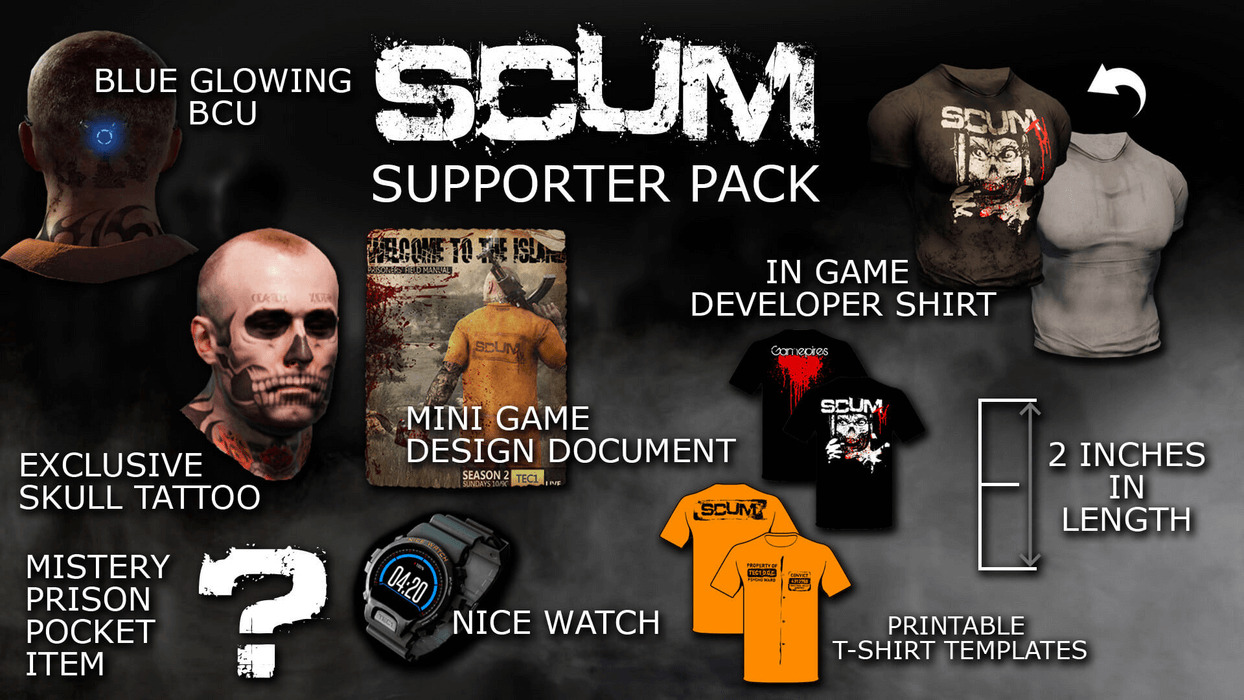 SCUM Complete Bundle  للبيع في ألإمارات من خلال Games2all