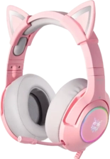 Onikuma K9 Wired RGB Gaming Headset for PC - Pink