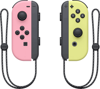 Nintendo Switch Joy-Con - Pastel Pink and Yellow