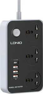 مشترك لدنيو SC3412 بـ 4 USB و 3 منافذ لقابس الكهرباء