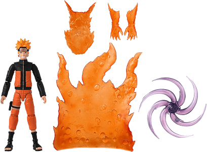 Bandai Namco Anime Naruto Tailed Beast Cloak Action Figure - 17 cm