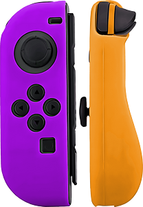Nintendo Switch Joy-Con Cover Case - Purple and Orange