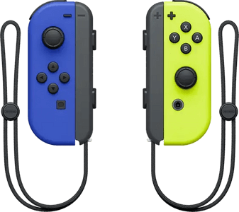 Nintendo Switch Joy-Con - Blue and Neon Yellow - Used