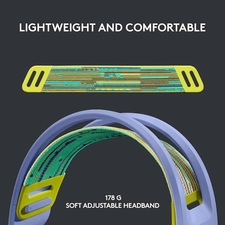 سماعة لايت سبيد لوجيتك جي 733 لاسلكية للجيمينج - أرجوانية