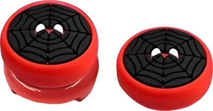 Spider Man Miles Morales Analog Freek and Grips for PS5 and PS4 - Red and Black (95345)