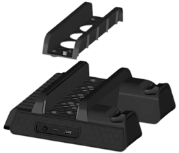 Dobe Cooling Stand with Charging Station for PS4 Console - Black  for sale in Emirates from Games2all