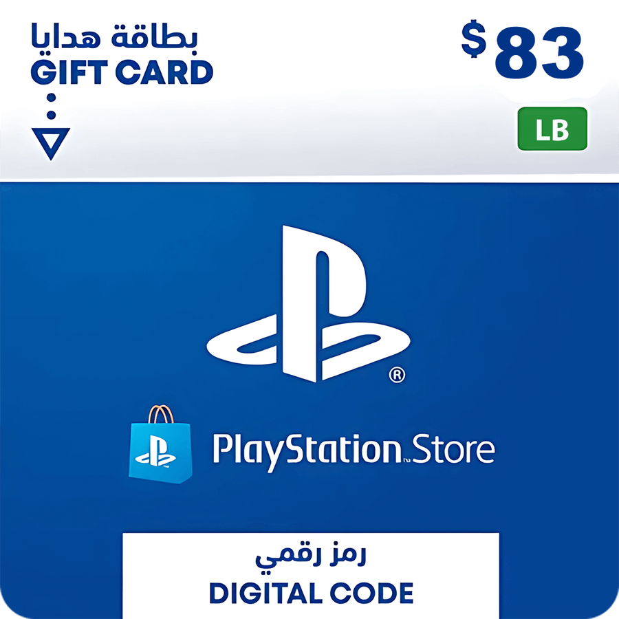 Lebanon PSN Wallet Top-up 83 USD