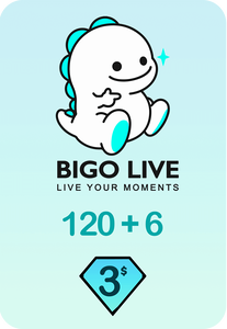 Bigo Live 120 + 6 Bonus Diamonds 3 USD Gift Card - Global -  for sale in Emirates from Games2all