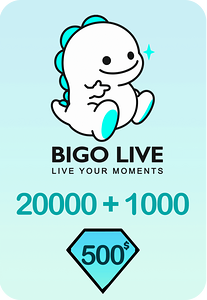 Bigo Live 2000 + 100 Bonus Diamonds 50 USD Gift Card - Global -  for sale in Emirates from Games2all