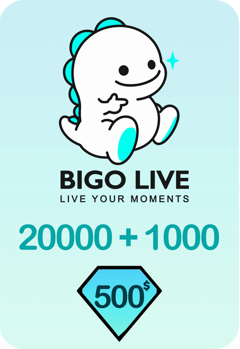 بطاقة هدايا بيجو لايف 2000 دايموند + 100 إضافية - 50 دولار - عالمي (جلوبال)  للبيع في ألإمارات من خلال Games2all