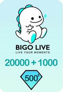 Bigo Live 20000 + 1000 Bonus Diamonds 500 USD Gift Card - Global -  for sale in Emirates from Games2all