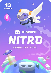 Discord Nitro 12 Months Subscription Gift Card - Global -  for sale in Emirates from Games2all