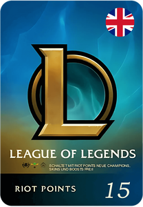 League of Legends (LoL) Gift Card - 15 GBP - UK -  for sale in Emirates from Games2all