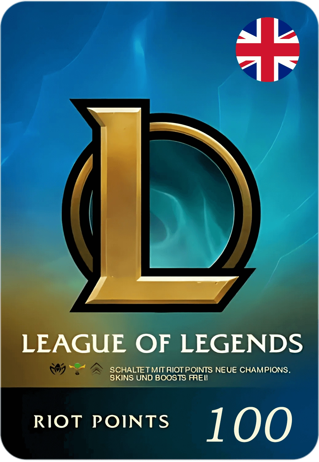 League of Legends (LoL) Gift Card - 100 GBP - UK  for sale in Emirates from Games2all