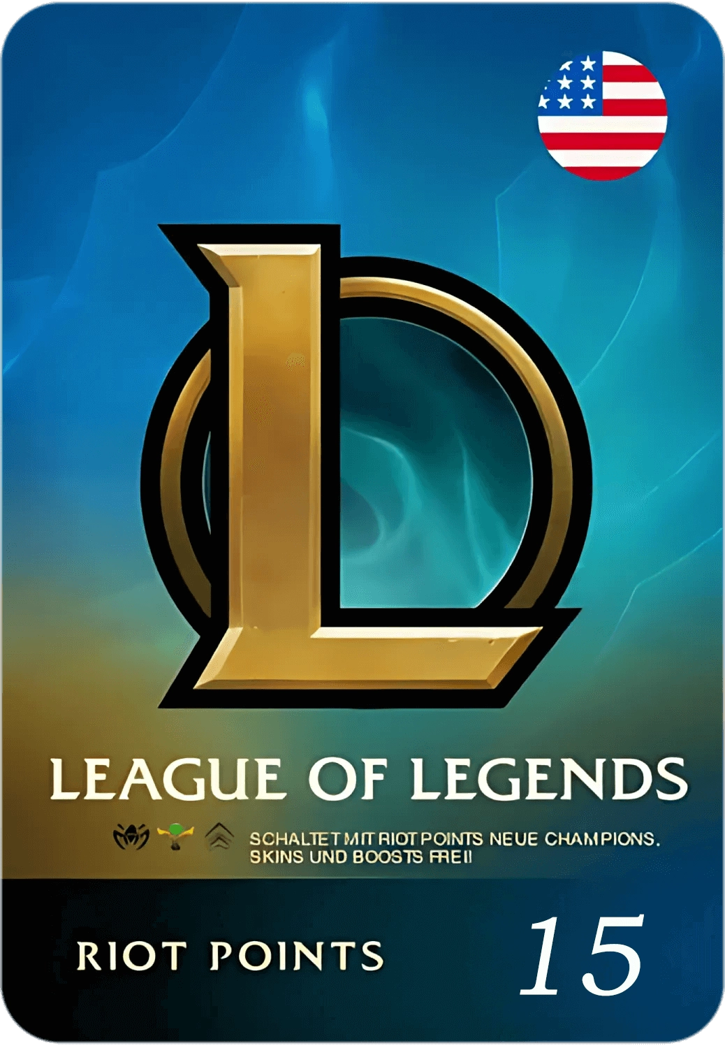 League of Legends (LoL) Gift Card - 15 USD - USA  for sale in Emirates from Games2all