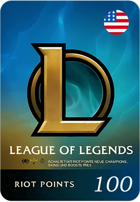 League of Legends (LoL) Gift Card - 100 USD - USA