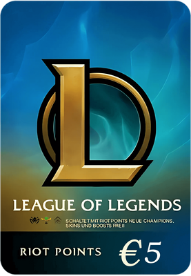 League of Legends (LoL) Gift Card - 5 EUR - Europe