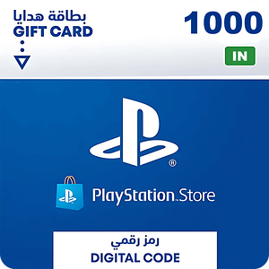 PSN PlayStation Store Gift Card 1000 INR - India