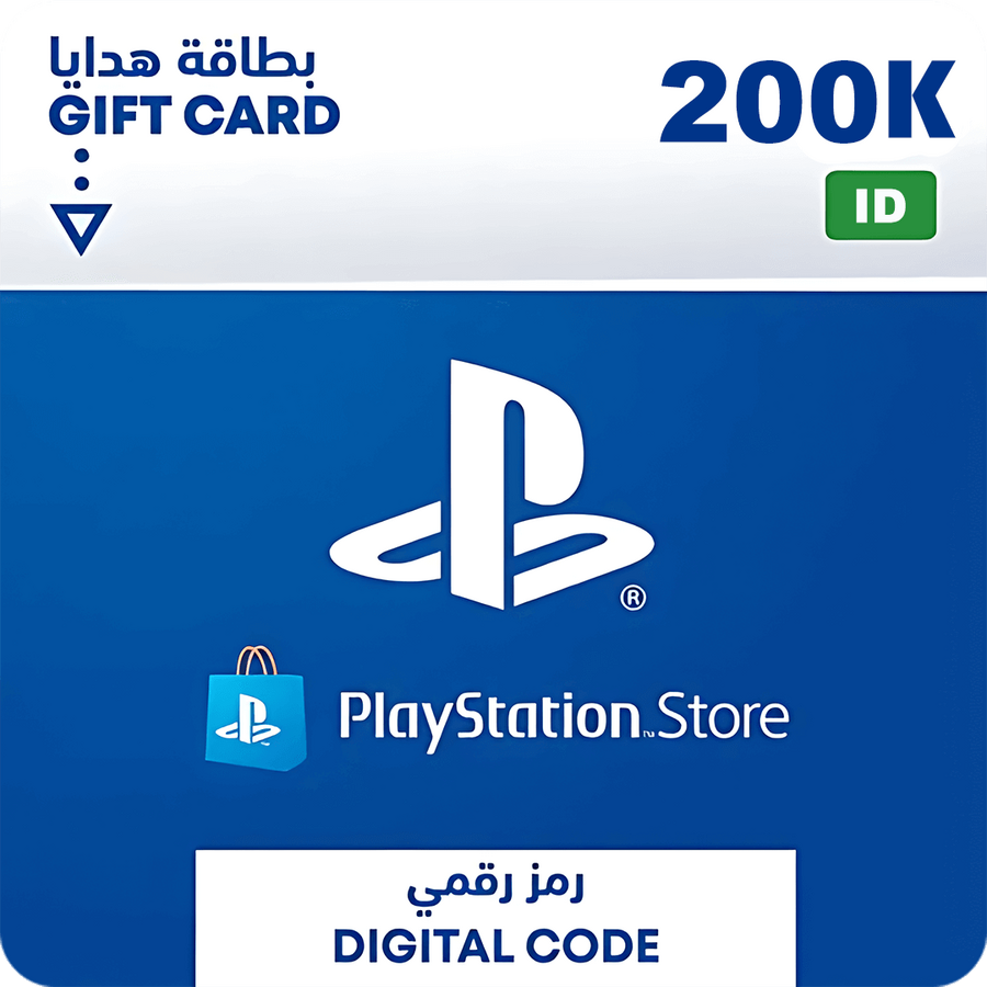 بطاقة هدايا شحن بلايستيشن ستور 200 ألف روبية إندونيسية - إندونيسيا