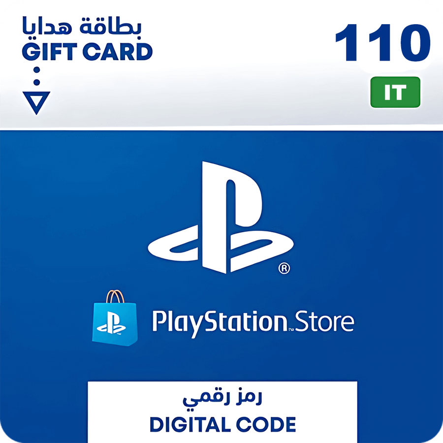 بطاقة هدايا شحن بلايستيشن ستور 110 يورو - إيطاليا