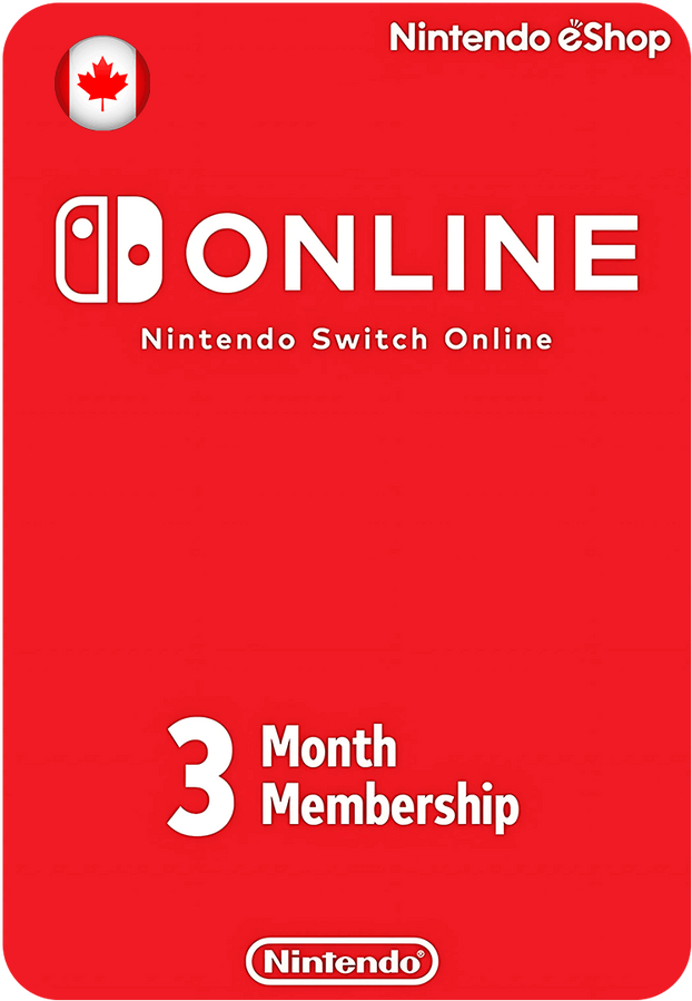 Nintendo eShop Online Membership 3 Months Canada