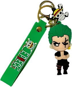 One Piece Roronoa Zoro Keychain Medal