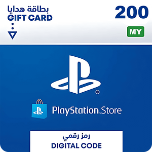 بطاقة شحن بلايستيشن ستور 200 رينغيت ماليزي - ماليزيا -  للبيع في الإمارات من خلال Games2all