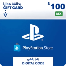 بطاقة شحن بلايستيشن ستور 100 دولار - المكسيك -  للبيع في الإمارات من خلال Games2all