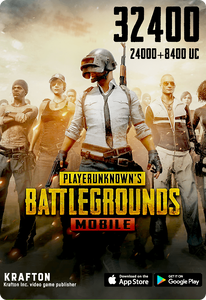 PUBG Mobile - 24000 UC + 8400 UC (Digital Code) -  for sale in Emirates from Games2all
