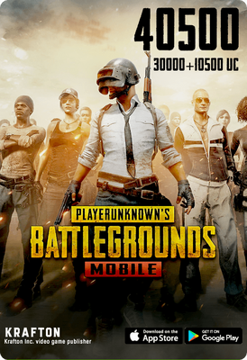 بابجي موبايل يو سي (شدات) - 30000 يو سي + 10500 UC