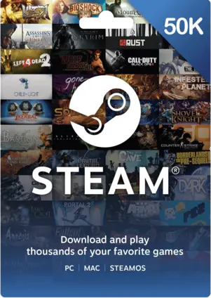 Steam Wallet Gift Card Colombia 50000 COP