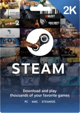 Steam Wallet Gift Card India 2000 INR -  for sale in Emirates from Games2all