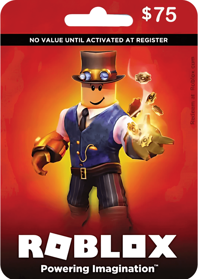 Roblox Card 75 USD Robux Key - United States