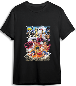 One Piece LOOM Oversized T-Shirt - Black