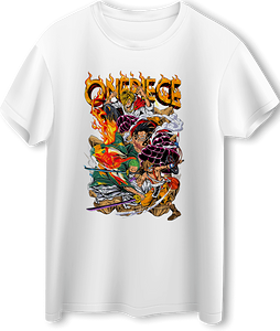 One Piece Anime LOOM Oversized T-Shirt - Off White