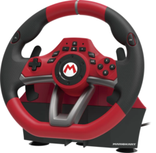Mario Kart Racing Wheel Pro Deluxe for Nintendo Switch - Red and Black (97513)
