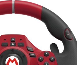 Mario Kart Racing Wheel Pro Deluxe for Nintendo Switch - Red and Black  for sale in Emirates from Games2all