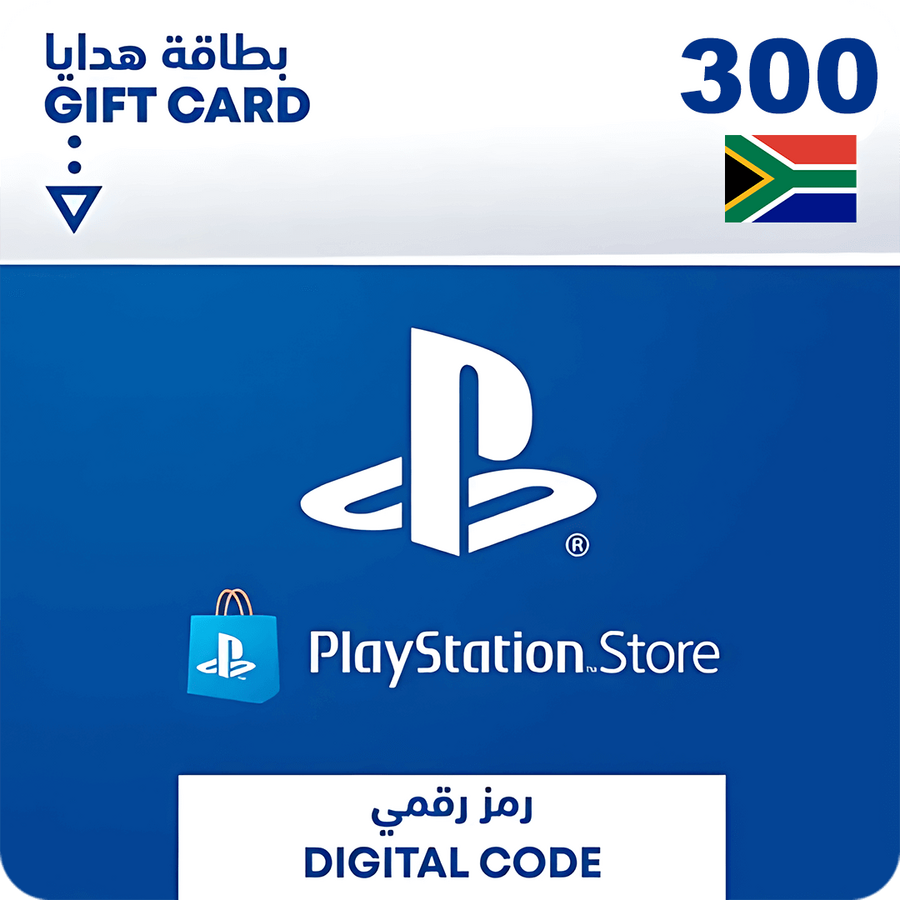 بطاقة شحن بلايستيشن ستور 300 راند - جنوب أفريقيا