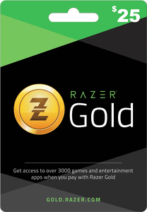 Razer Gold 25$ Global Gift Card -  for sale in Emirates from Games2all