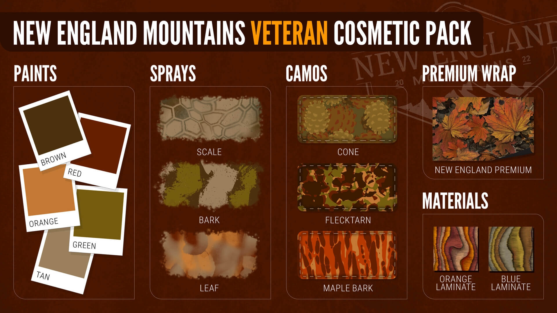 theHunter: Call of the Wild™ - New England Mountains - Veteran Cosmetic Pack  للبيع في ألإمارات من خلال Games2all