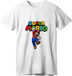 Super Mario LOOM Kids Gaming T-Shirt