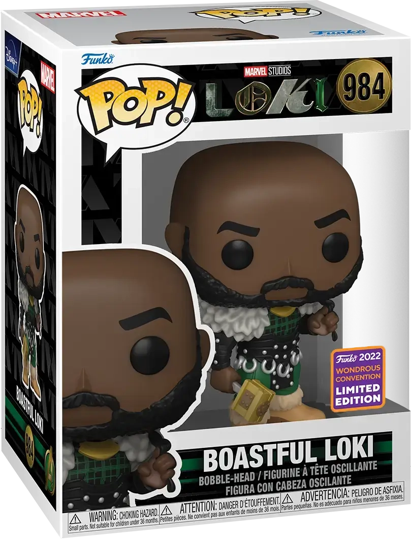 Funko Pop! Marvel: Loki The Series - Boastful Loki 2022 WonderCon (Exc)  for sale in Emirates from Games2all