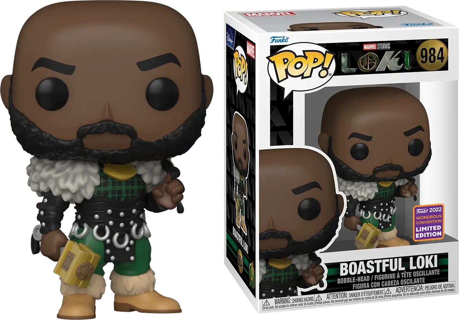 Funko Pop! Marvel: Loki The Series - Boastful Loki 2022 WonderCon (Exc)  for sale in Emirates from Games2all