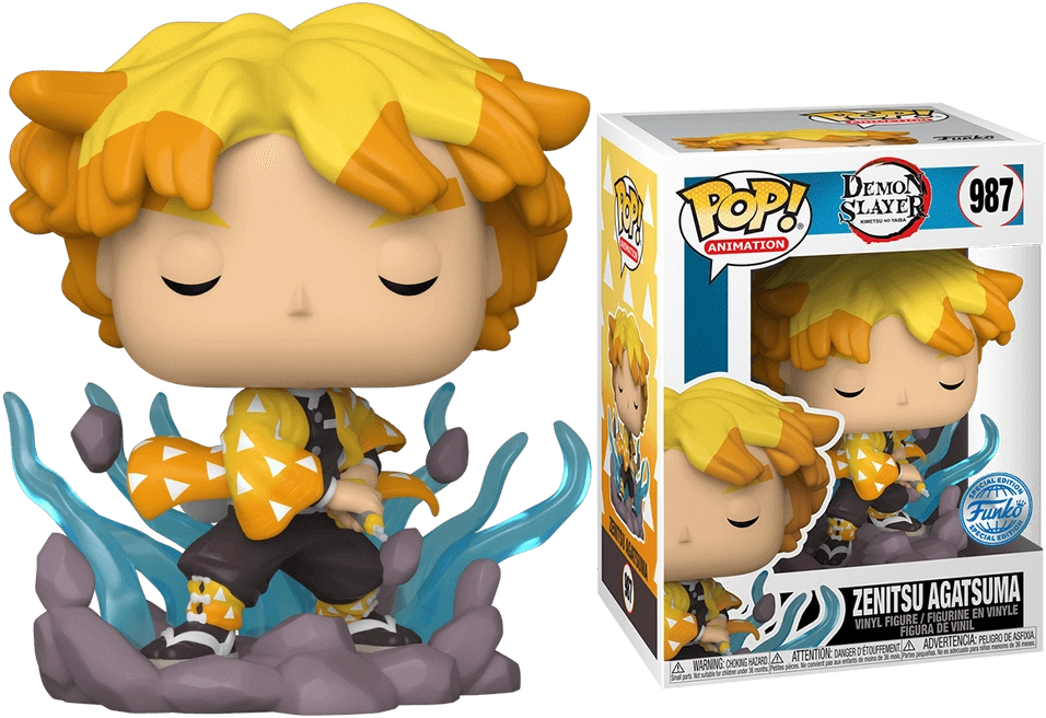 Funko POP! Anime: Demon Slayer - Zenitsu Transforming (Exc)  for sale in Emirates from Games2all