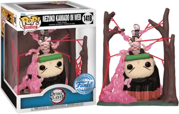 Funko POP! Deluxe Anime: Demon Slayer - Nezuko in Web (GW)(Exc)  for sale in Emirates from Games2all