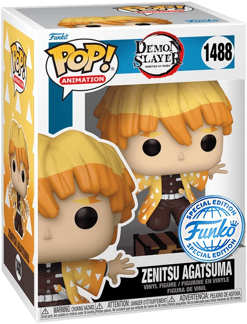 Funko POP! Anime: Demon Slayer - Zenitsu Agatsuma with Box (Exc)  for sale in Emirates from Games2all